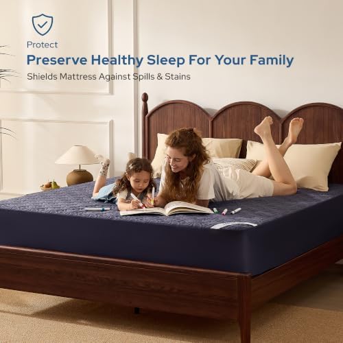 BEDLORE Waterproof Mattress Protector, Queen Size Mattress Pad - Image 2