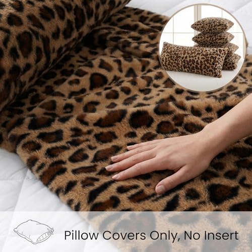 14x36 Cheetah Leopard Print Farmhouse Room Decor Long Lumbar Pillow Cover - Image 3