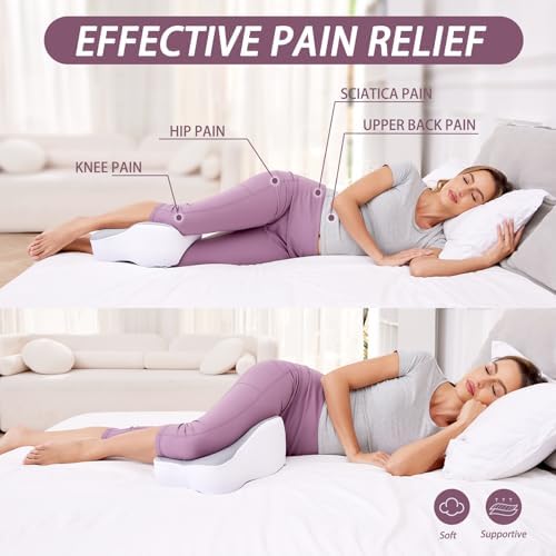 Knee Leg Pillow for Side Sleepers Sleeping, Long 13.8" - Image 5