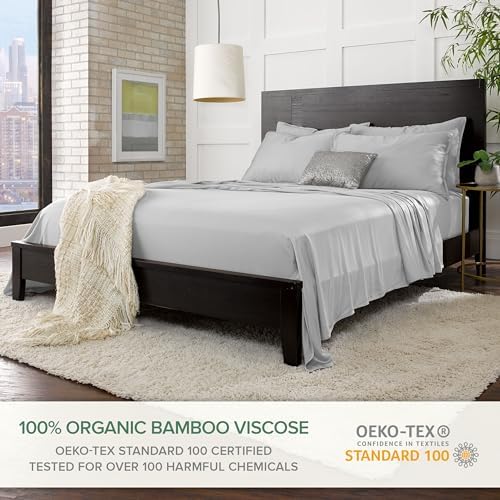 Pure Bamboo Split King Sheets, Genuine 100% Organic Viscose Derived from Bamboo - Image 2