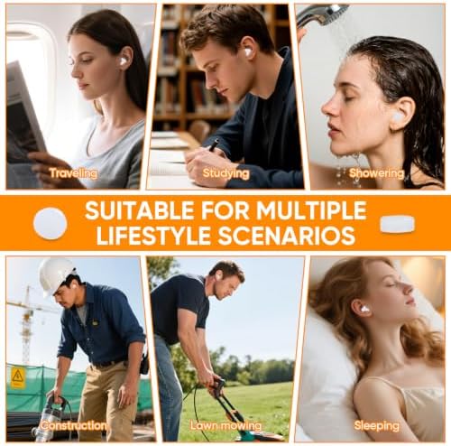 12 Pack Reusable Silicone Ear Plugs - Image 6