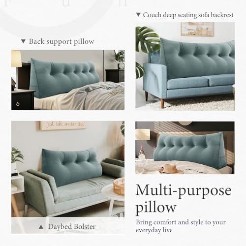 11 lbs Thickened Queen Wedge Pillow Headboard Body Positioner Bed Wedge Pillow - Image 6