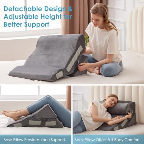 MEGCXIT Wedge Pillow Set for After Surgery, Bed Wedge - Image 6