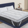 QUEEN ROSE Mattress Topper Queen, Extra Thick Pillow-Top Mattress Pad Bed Covers by QUEENROSE