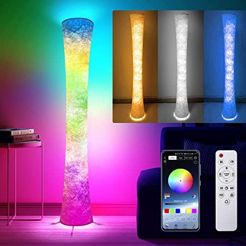 WORLD WIN 61'' RGB LED Corner Floor Lamp, Round 2Pcs by WORLDWIN