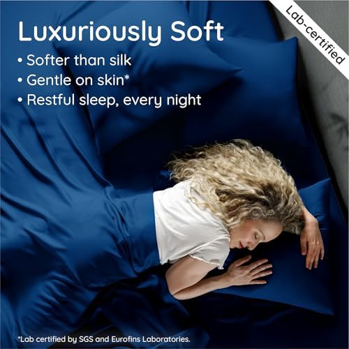 Bambaw Queen Sheet Set 6pcs – 100% Viscose Derived from Bamboo Bed Sheets Queen - Image 5