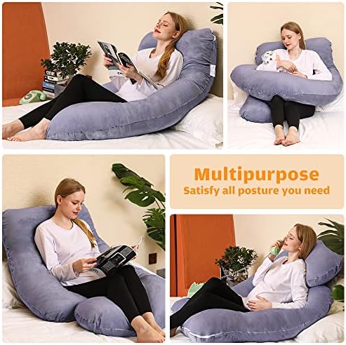 Chilling Home Pregnancy Pillow, U Shaped Full Body Maternity Pillow 58 inch - Image 2