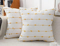 NUYECY Set of 2 Boho Throw Pillow Covers 28x28 by NUYECY