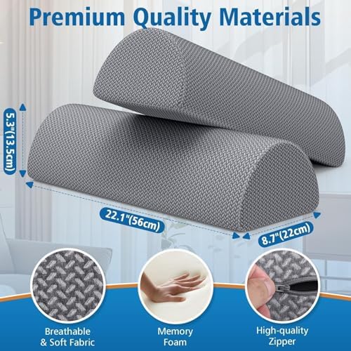 Knee Pillow for Side Sleepers, Leg Pillow for Back & Sciatica Pain - Image 2