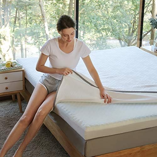 Novilla 2 Inch Gel Memory Foam Mattress Topper - Image 2