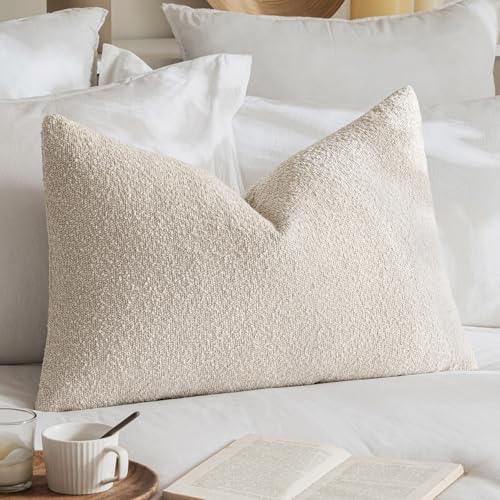 MIULEE Textured Boucle Lumbar Pillow Cover - Image 3