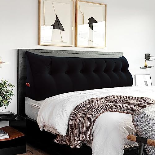 Bed Wedge Headboard Pillow King Bedrest Reading Pillow by Bncktrd