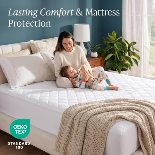 Bare Home Quilted Fitted Mattress Pad - Image 6