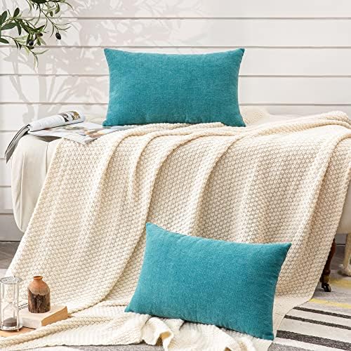 GAWAMAY Decorative Rectangle Throw Pillow Covers 12"x20" Inch Set of 2 - Image 5