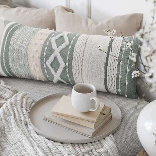Decorative Boho Lumbar Pillow Cover 14x36 - Image 6