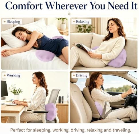Fledano Lumbar Support Pillow for Bed – Floor Pillows & Cushions - Image 5