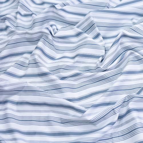 Feather & Stitch 100% Cotton Sateen 500 TC Queen Size Bed Sheet Set - Image 5