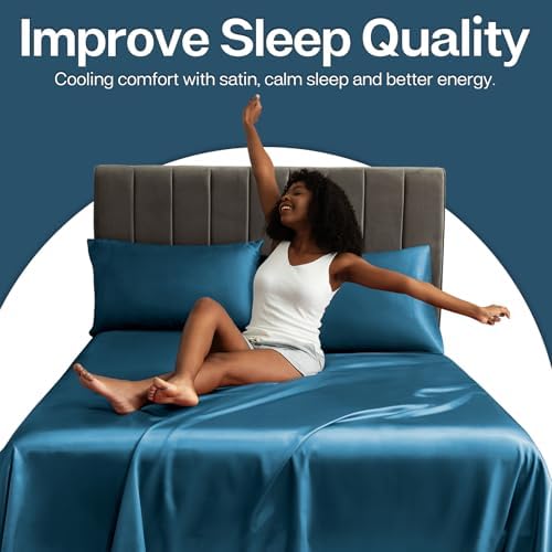 MR&HM Satin Pillowcase 2 Pack, Queen Size 20"x30" - Image 4