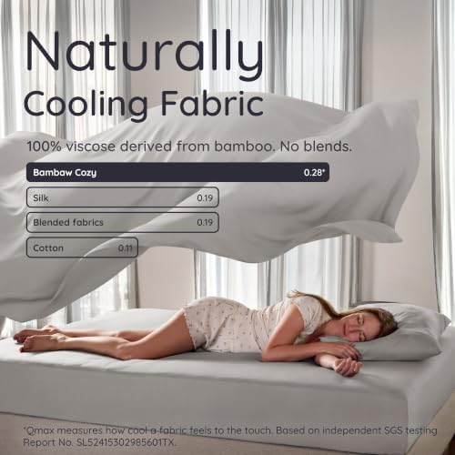 Bambaw California King Sheet Set 4pcs – 100% Viscose Derived from Bamboo Deep - Image 4