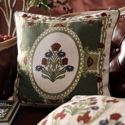 ISAENNE Elegant French Linen Throw Pillow Cover - Image 2
