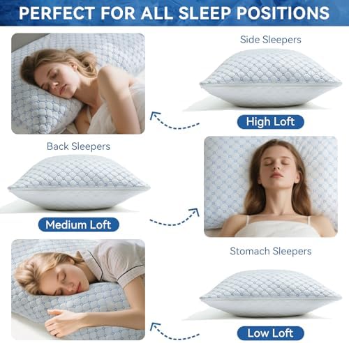 Cooling Adjustable King Pillow, Bed Pillow - Image 6
