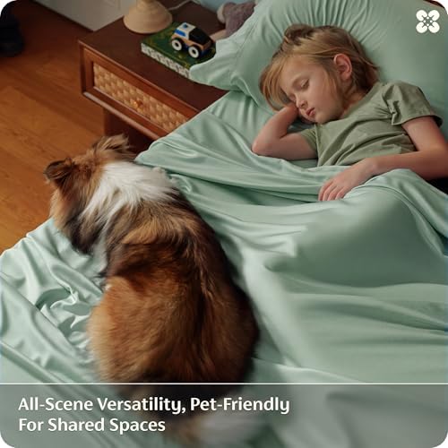 Bedsure PureWoven Rayon Derived from Bamboo, California King Sheet Sets - Image 6