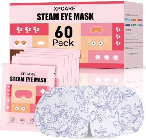 XPCARE 60 Pack Steam Eye Mask Disposable by XPCARE