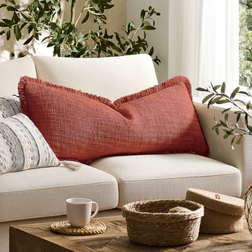 100% Cotton 12x20 Inch Lumbar Pillow Cover - Image 5