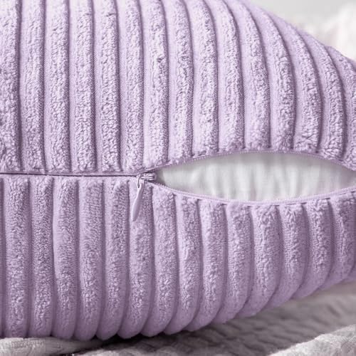 MIULEE Purple Decorative Throw Pillow Covers - Image 3