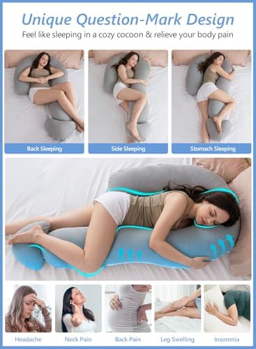 Meiz Question Mark Body Pillow for Adults & Couples - Image 3