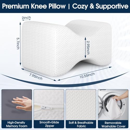 BlissTrends Memory Foam Knee & Leg Pillow - Image 2