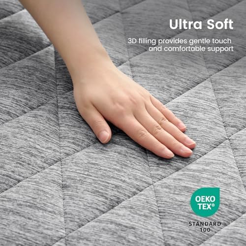 Cozy Bliss Cooling Mattress Pad Queen, Waterproof Mattress Topper - Image 6