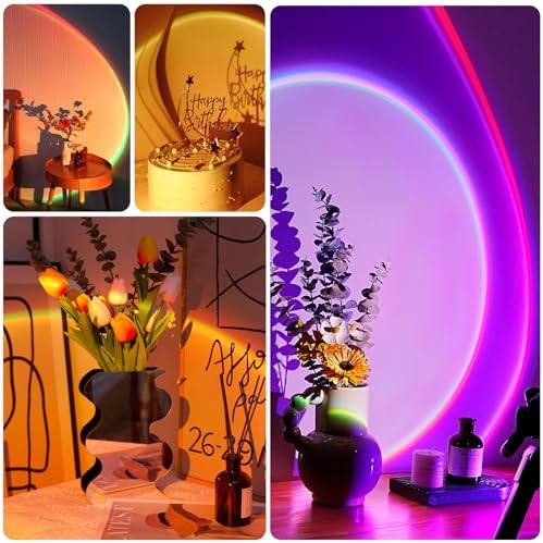 Sunset Lamp Projector with Remote/APP Control,360° Multi-Color Sunset Light - Image 6