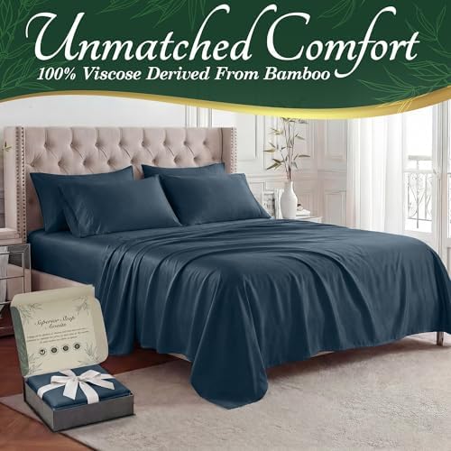 DECOLURE 100% Viscose Derived from Bamboo Sheets Queen Size - Image 2