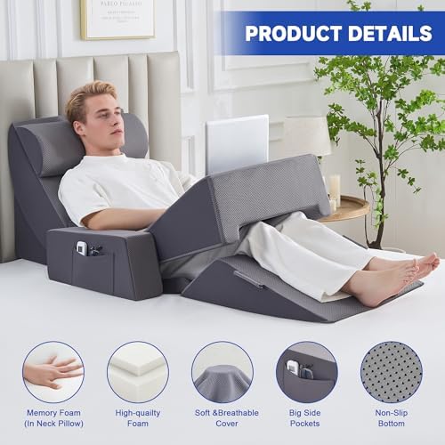 Yojoker Orthopedic Bed Wedge Pillow Set - Image 3