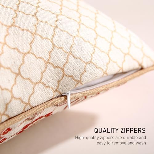 ISAENNE Designer Linen Throw Pillow Cover - Image 7
