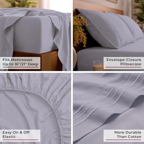 Mellanni Iconic 3-Piece, Ultra Soft Sheet Set - Image 5
