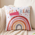 18 x 18 Inch Rainbow Pocket Reading Throw Pillow Gift by Unknown