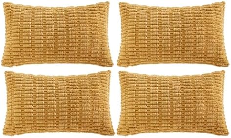 Fancy Homi 4 Packs Decorative Throw Pillow Covers by Fancy+Homi