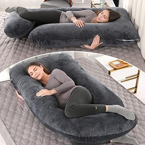 Elover U Shaped Pregnancy Pillow, Full Body Maternity Support - Image 3