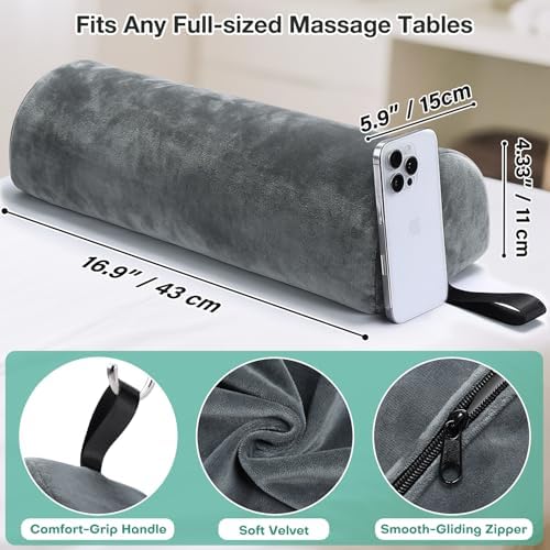 Half Round Neck Bolster for Massage Table - Image 2