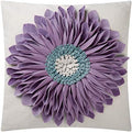 OiseauVoler Decorative Throw Pillow Cover Sunflowers Cushion Case Handmade by OiseauVoler