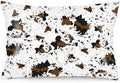 Silk Satin Pillowcase for Hair and Skin, Cow Print Throw Pillow Cover Queen by Unknown