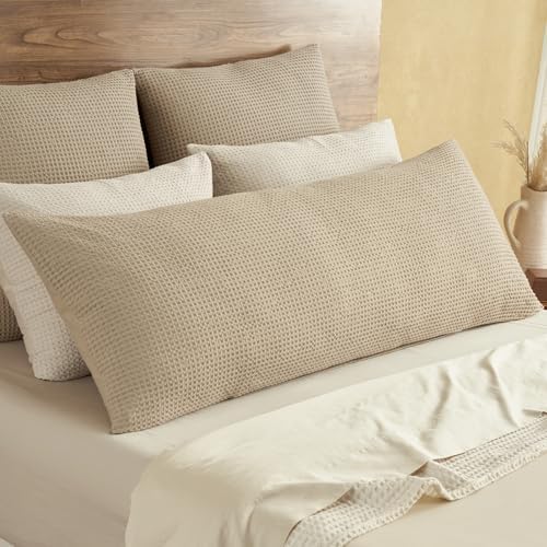 PHF Cotton Waffle Body Pillowcase by PHF
