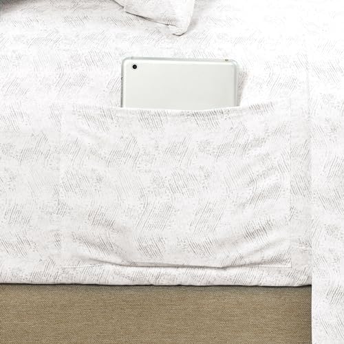Elegant Comfort 6-Piece Sheet Set Deep Pocket, Wave Beige - Image 3