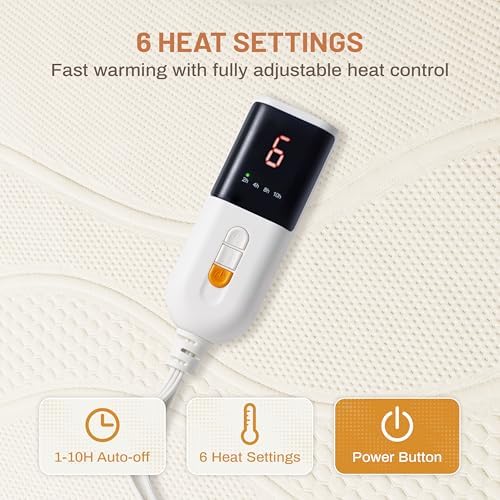 Texciting Heated Mattress Pad Twin XL Size, Bed Warmer - Image 2