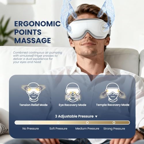 Eye Massager with Heat and Cooling, FSA-HSA Eligible, Eye Massager - Image 3