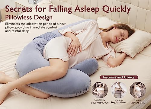 Momcozy Original F Shaped Pregnancy Pillow - Image 3