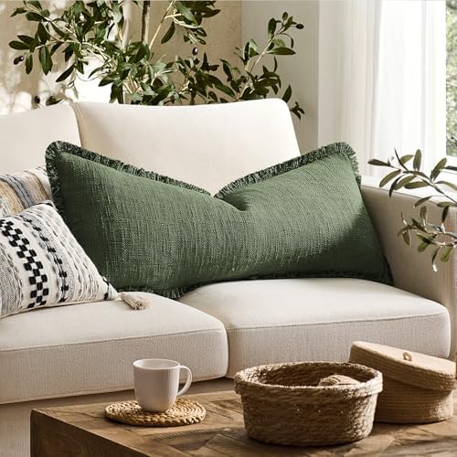 100% Cotton 14x36 Inch Lumbar Pillow Cover - Image 5