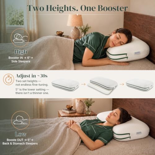 Manchot Cradle Adjustable Memory Foam Pillow - Image 3